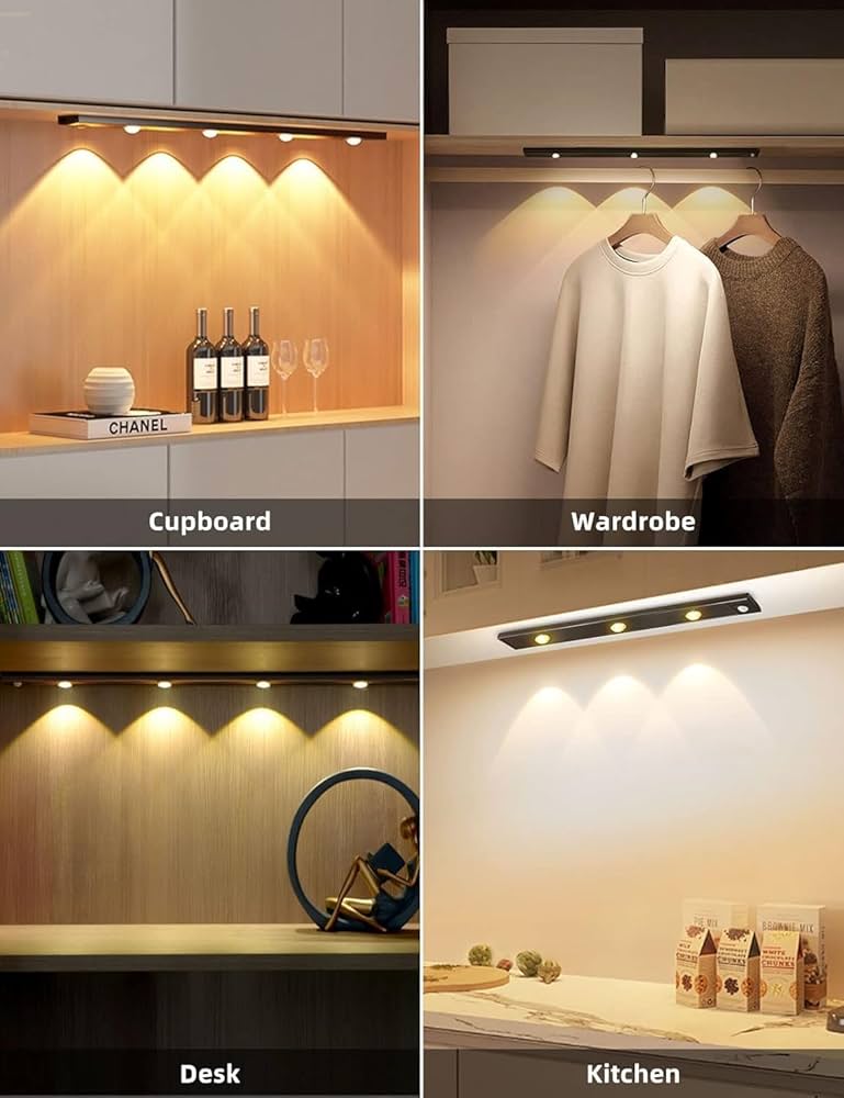 Led motion sensor cabinet light